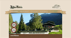 Desktop Screenshot of felbermuehle.at